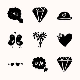 Saint Valentine Filled icons pack
