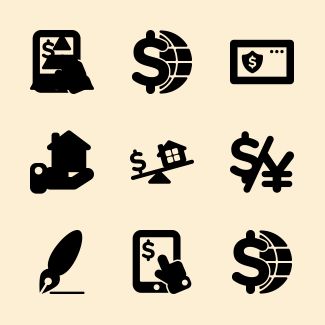 Financial icons pack