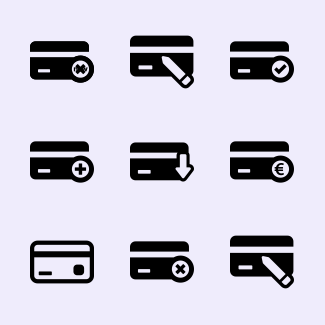 Plastic Money icons pack