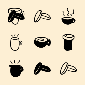 My coffee icons pack