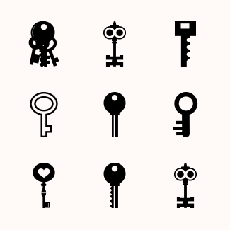 Keys icons pack