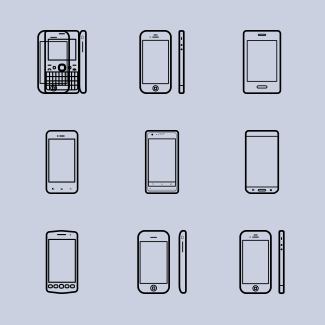 Popular Mobiles icons pack