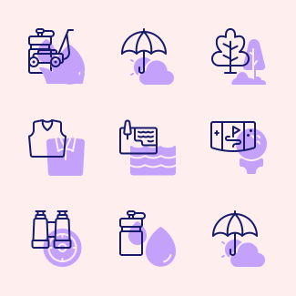 Golf icons pack