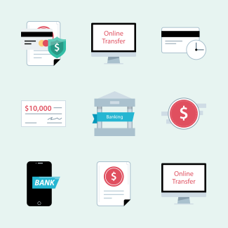 Banking and Finance icons pack