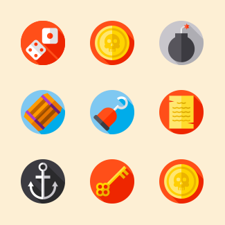 Pirates icons pack