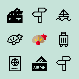 Summer Holidays icons pack