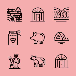 Farming icons pack