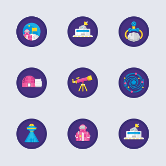 space icons pack