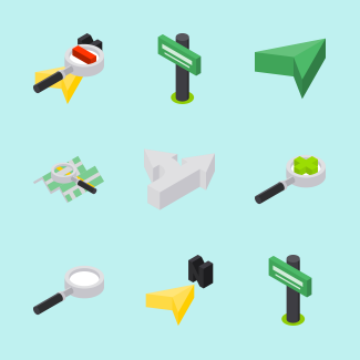 Location icons pack