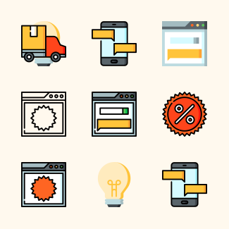 Marketing icons pack