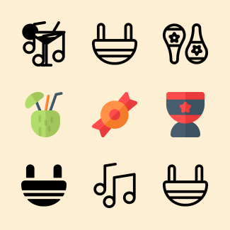 Festa Junina icons pack