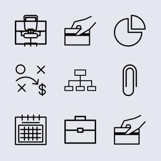 Business Lite icons pack
