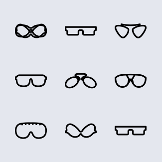 Sunglasses icons pack