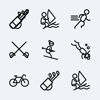 Sports Set icons pack