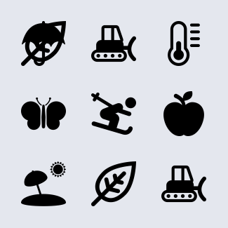Four seasons icons pack