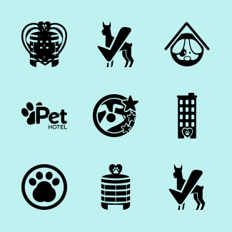 Pet Hotel icons pack