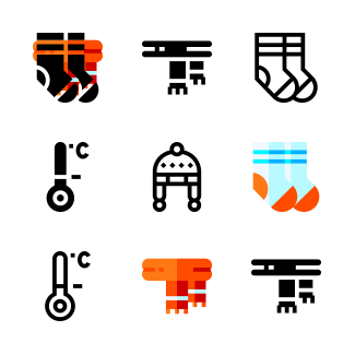 Winter icons pack