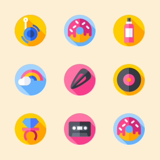 Nineties icons pack