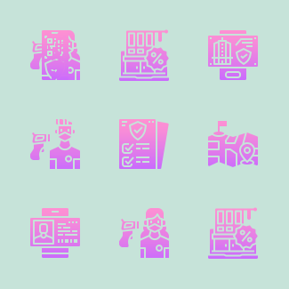 Tourism icons pack