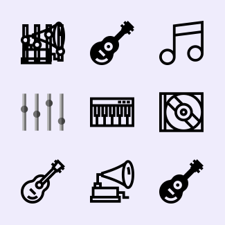 Music & Sound icons pack
