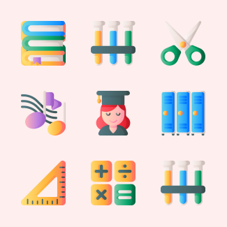 Back to School icons pack