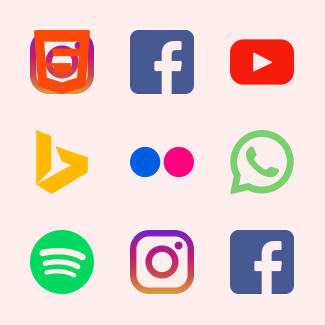 Social Media Logos icons pack