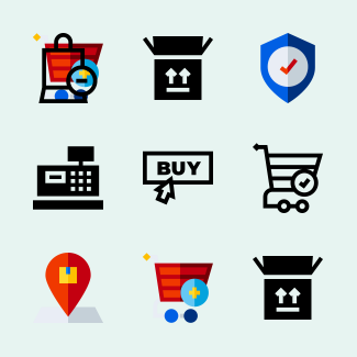 Ecommerce icons pack