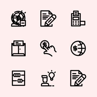 Business and Finance icons pack