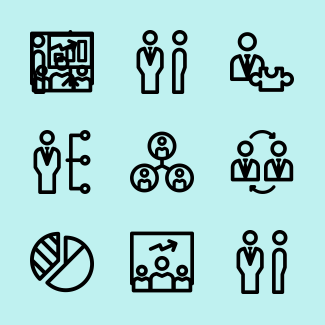 Linear Management Elements icons pack