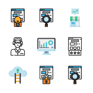 Marketing icons pack
