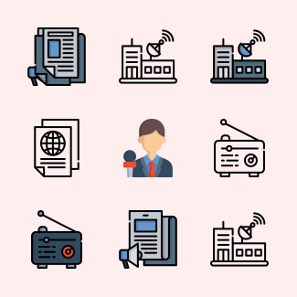 Communication icons pack