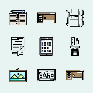 Workspace icons pack