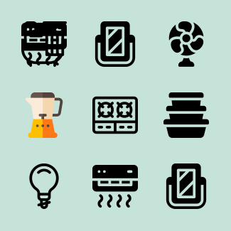 Homeware icons pack