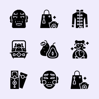 Chinese new year icons pack