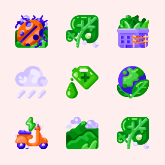 Ecology icons pack