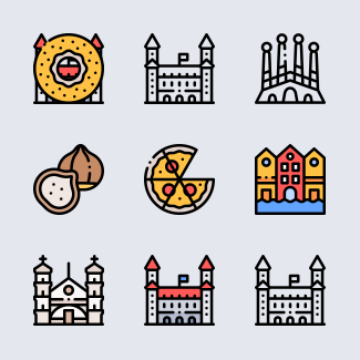 Europe icons pack
