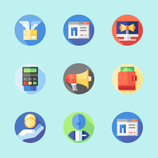 Ecommerce icons pack
