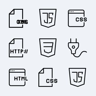 Coding icons pack