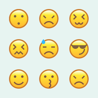 Emotion icons pack
