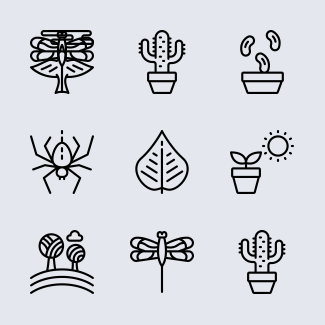Nature icons pack