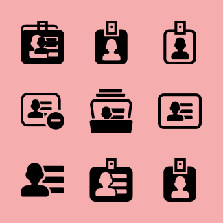 Business Cards icons pack