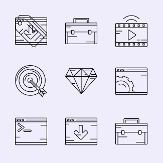 Marketing and SEO icons pack