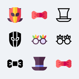 Costume Party icons pack