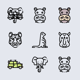Safari icons pack