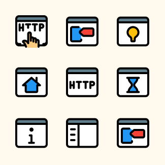 Web Apps Landing Page icons pack