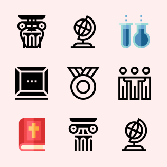 University icons pack