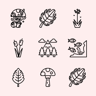 Nature icons pack
