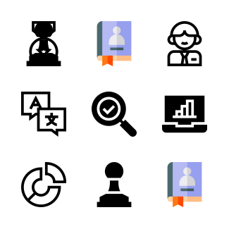 Job Resume icons pack