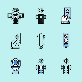 Households icons pack