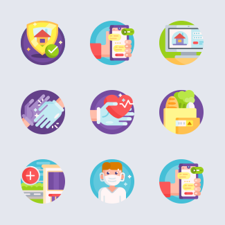 Quarantine icons pack